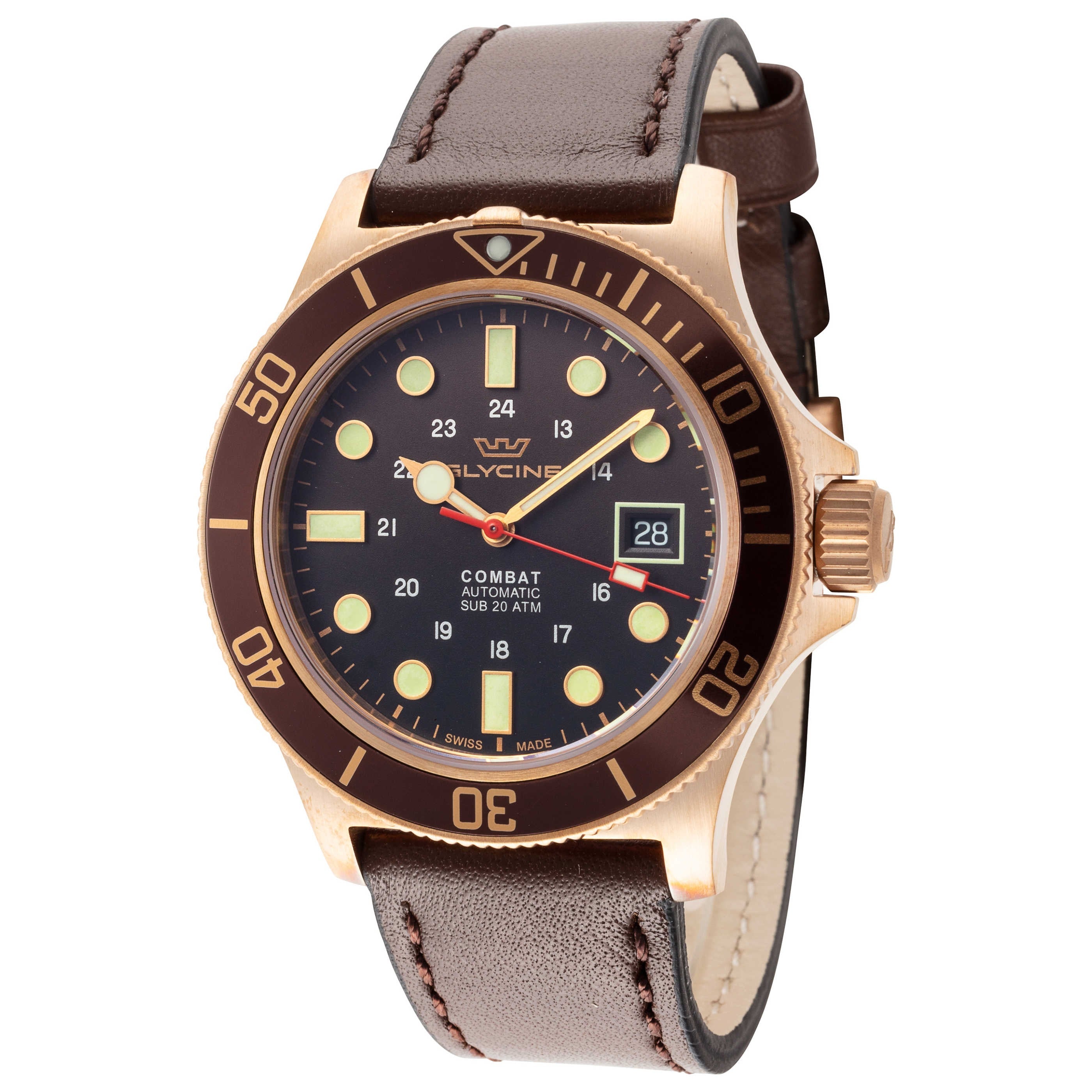 Glycine Combat Sub Bronze Men's Watch GL0375
