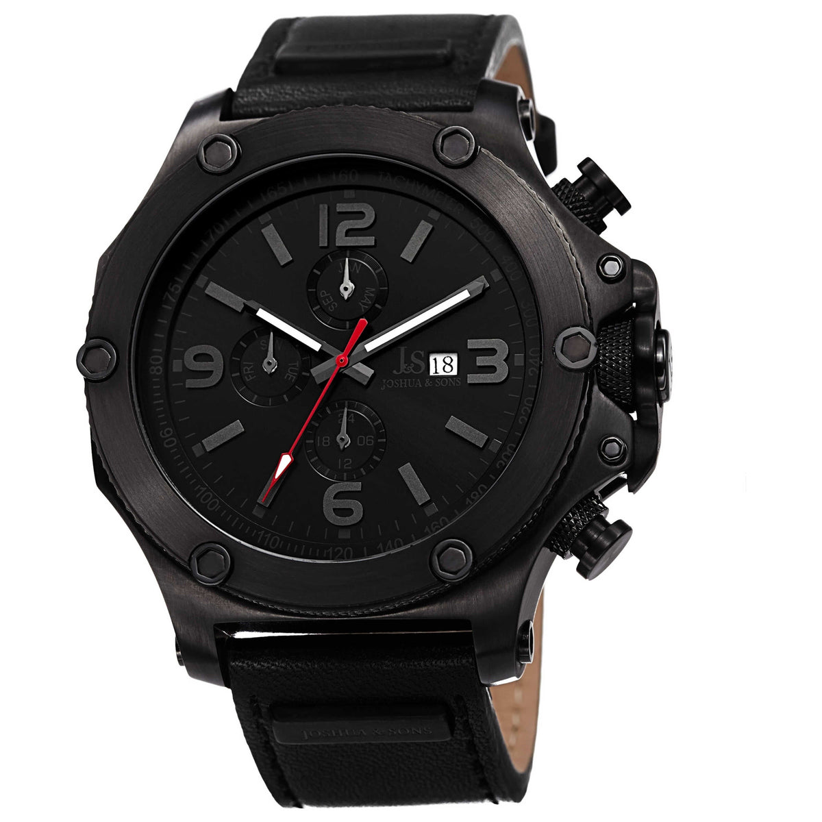 Joshua & Sons Men's Watch JS75BK