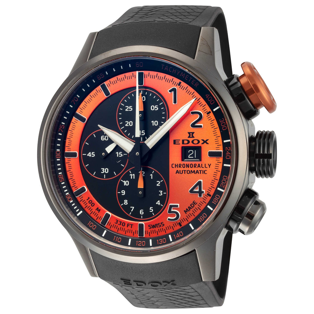 Edox Chronorally Men's Watch 01129-TNGOCA-ONB
