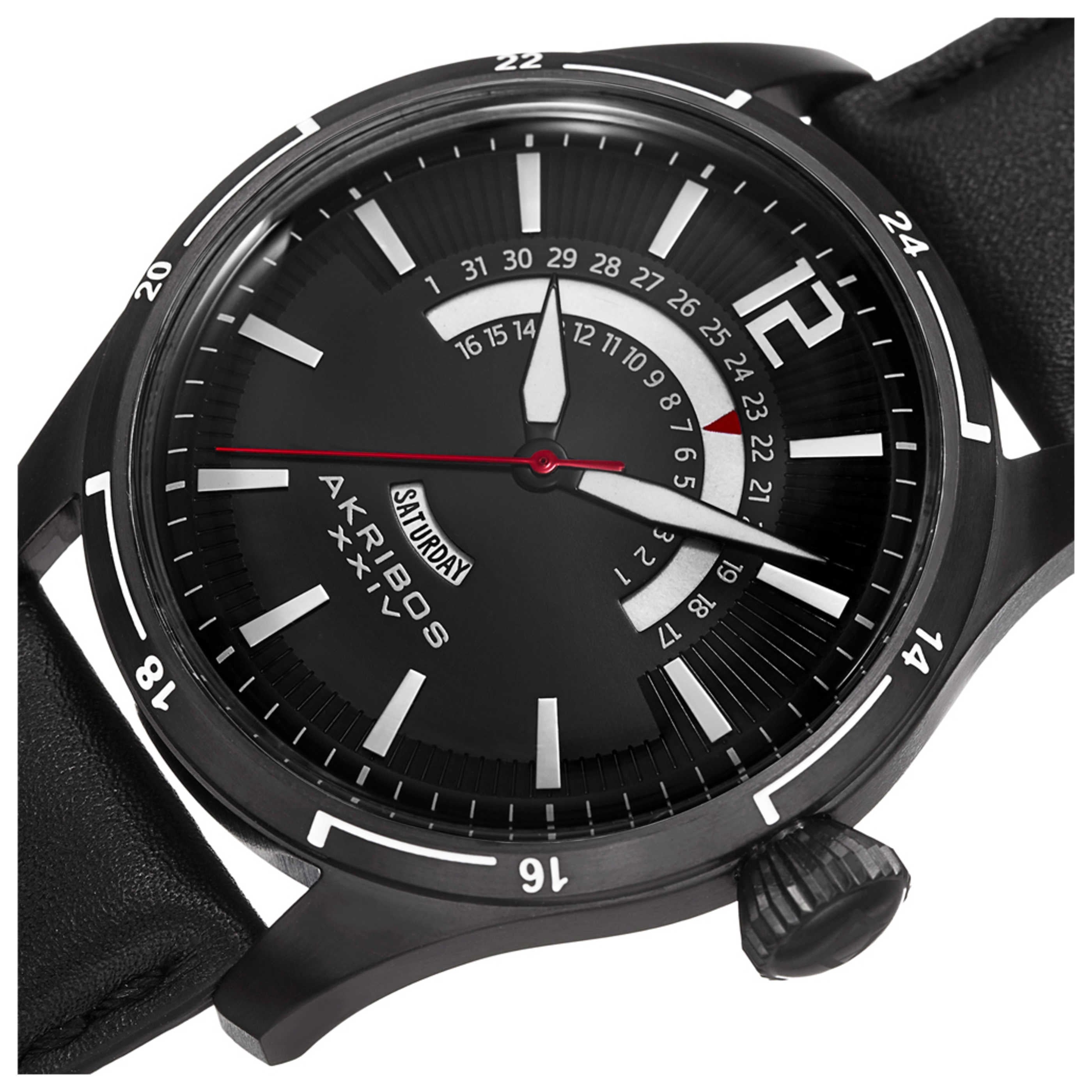 Akribos Xxiv Men's Watch AK850BK
