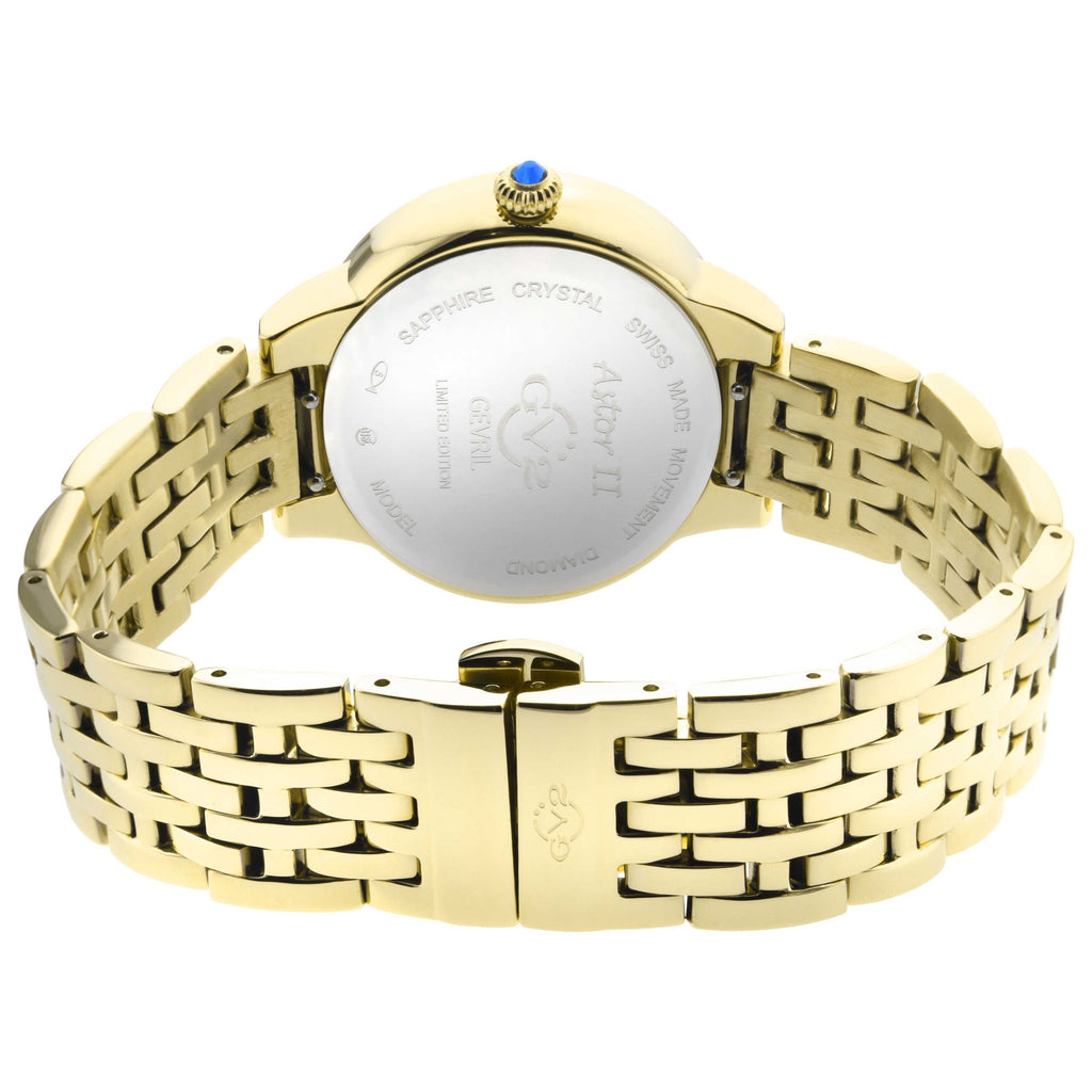 GV2 by Gevril Astor II Women's Watch 9142