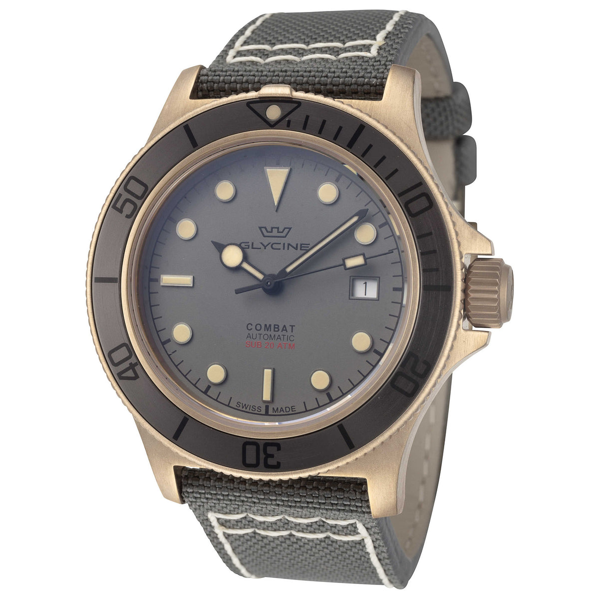 Glycine Combat Sub Bronze Men's Watch GL0390