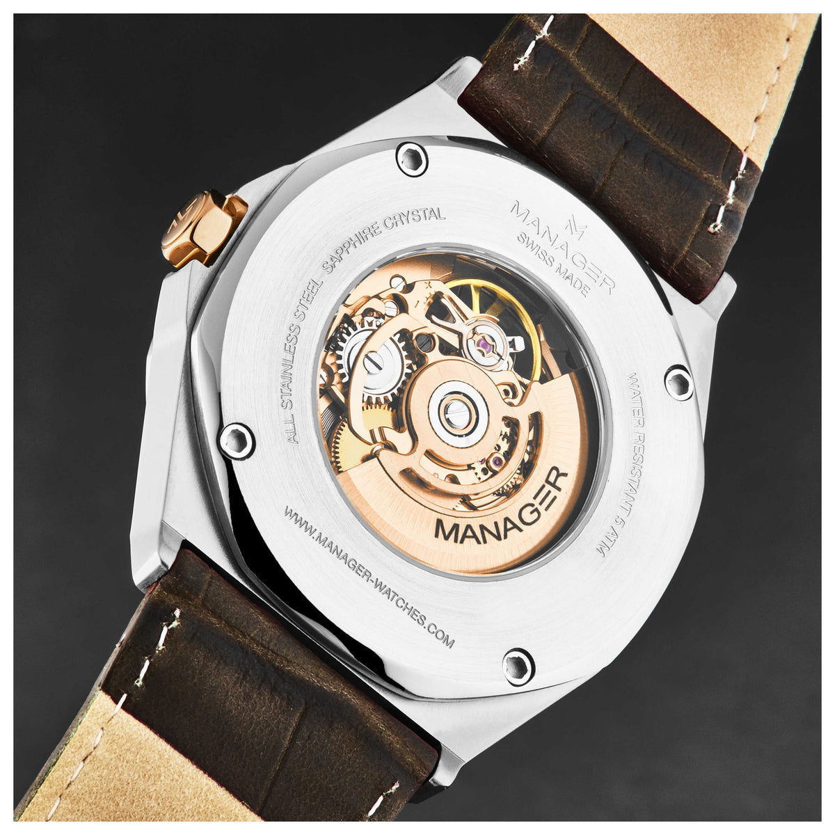 Manager Men's Watch MAN-RO-05-BL