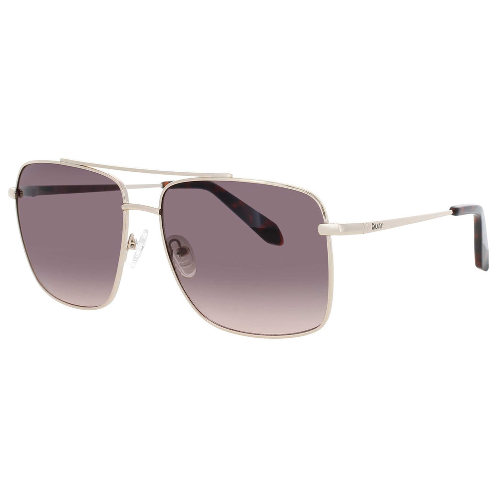 Quay Unisex Sunglasses QUAY-QU-000772-GLD-SMKPNK