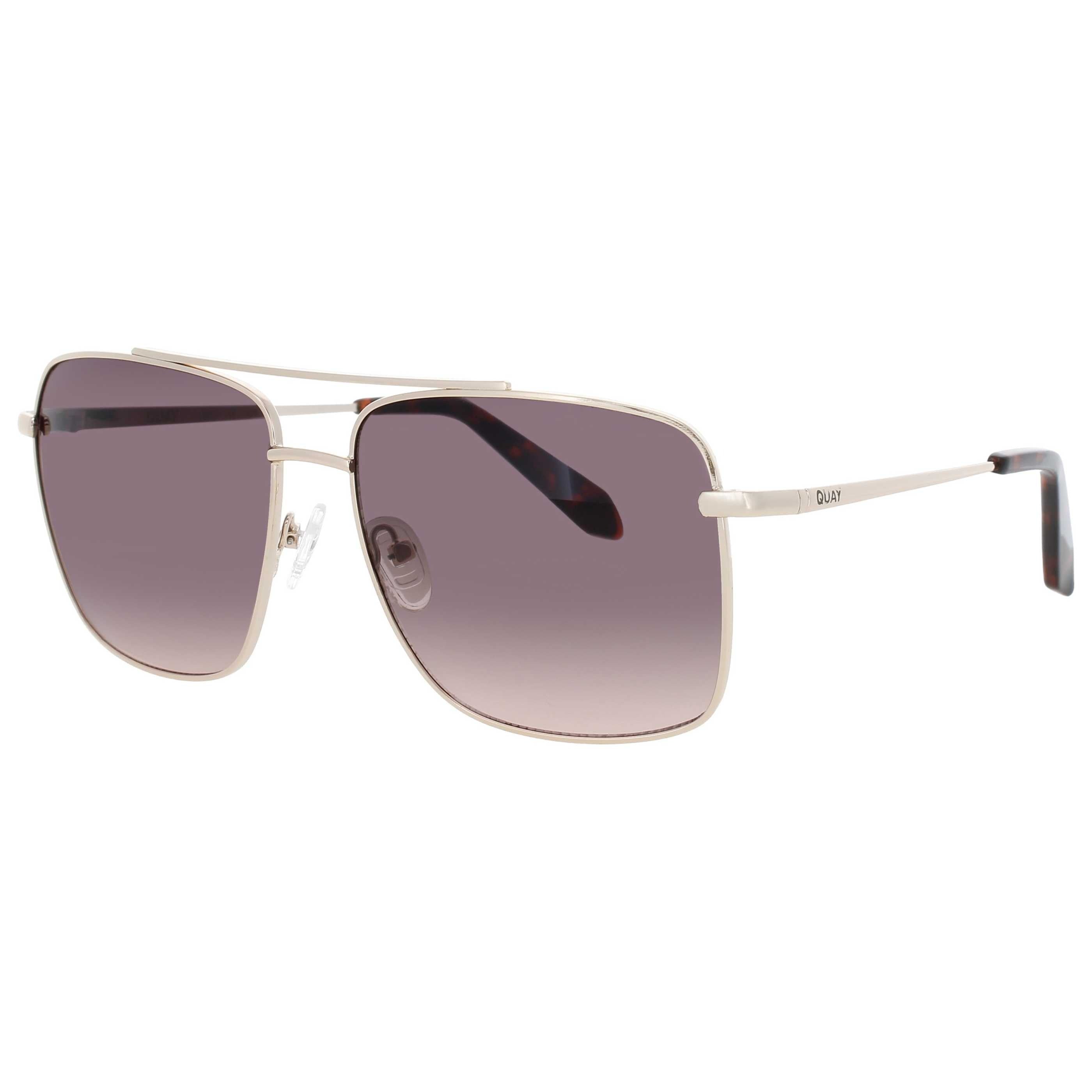 Quay Unisex Sunglasses QUAY-QU-000772-GLD-SMKPNK