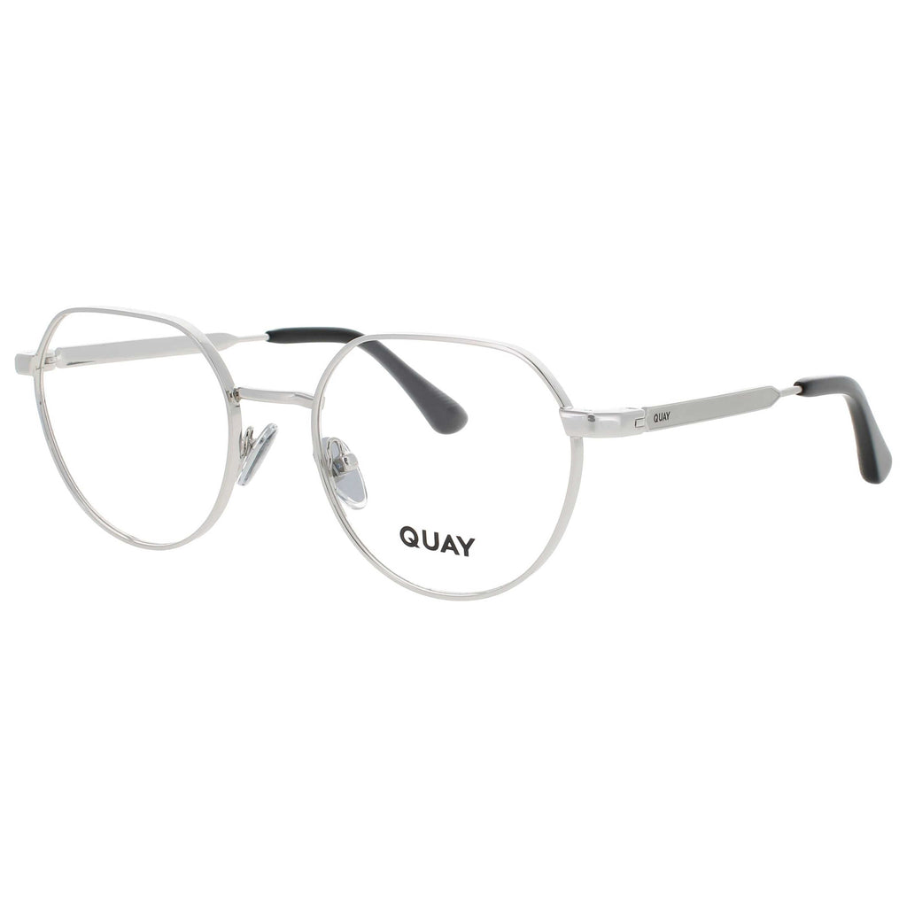 Quay Unisex Eyeglasses QUAY-OG-OF-2522-SLV-RX