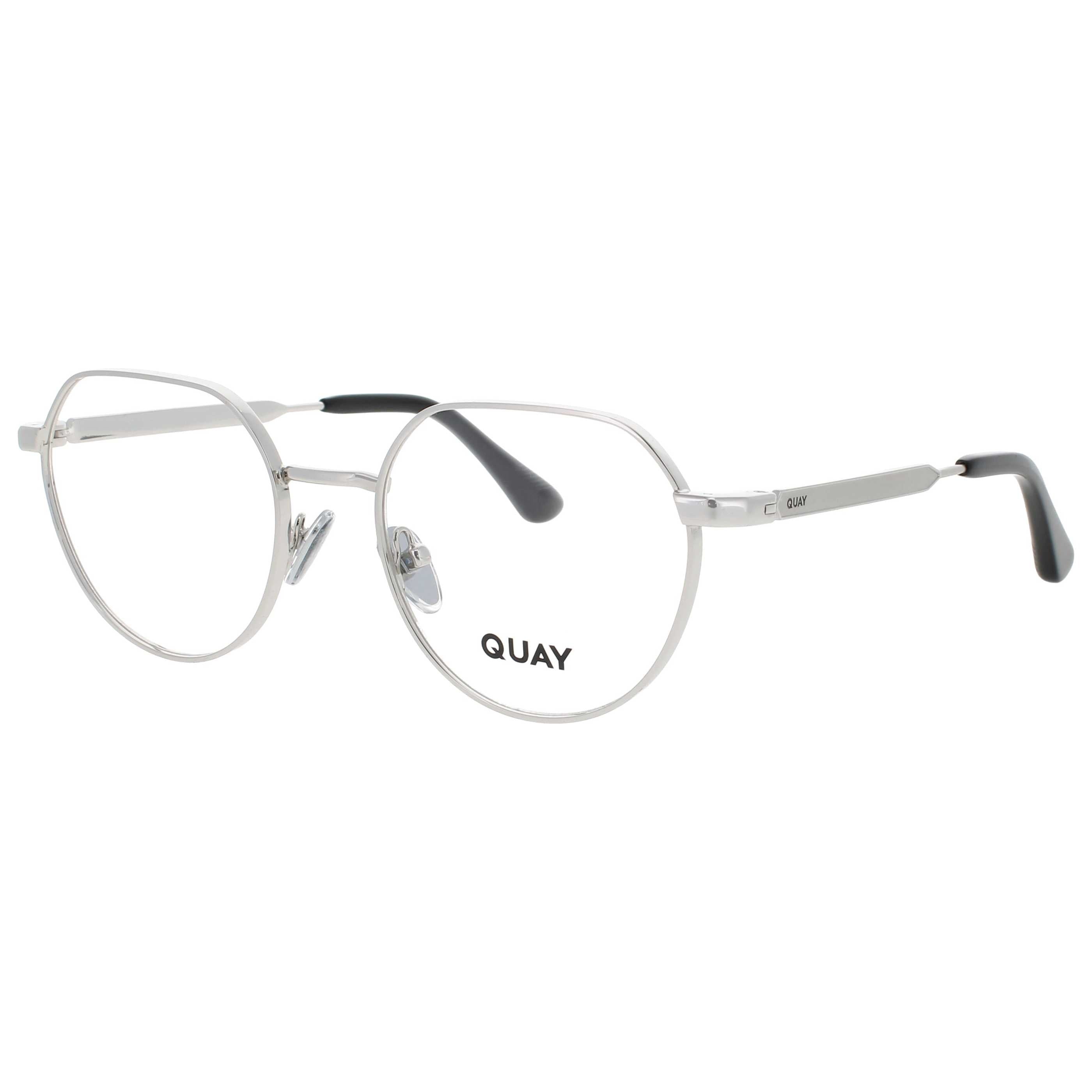 Quay Unisex Eyeglasses QUAY-OG-OF-2522-SLV-RX