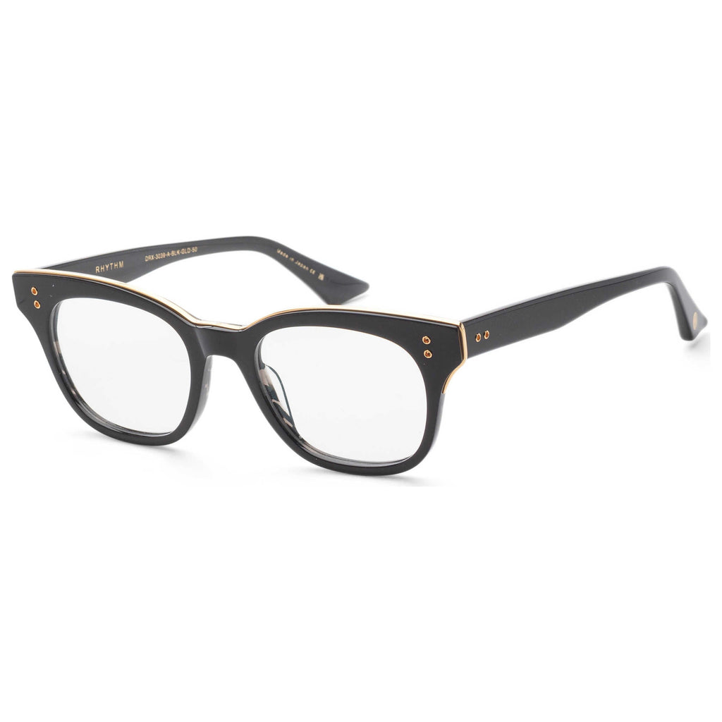Dita Rhythm Men's Eyeglasses DRX-3039-A-BLK-GLD-50-Z