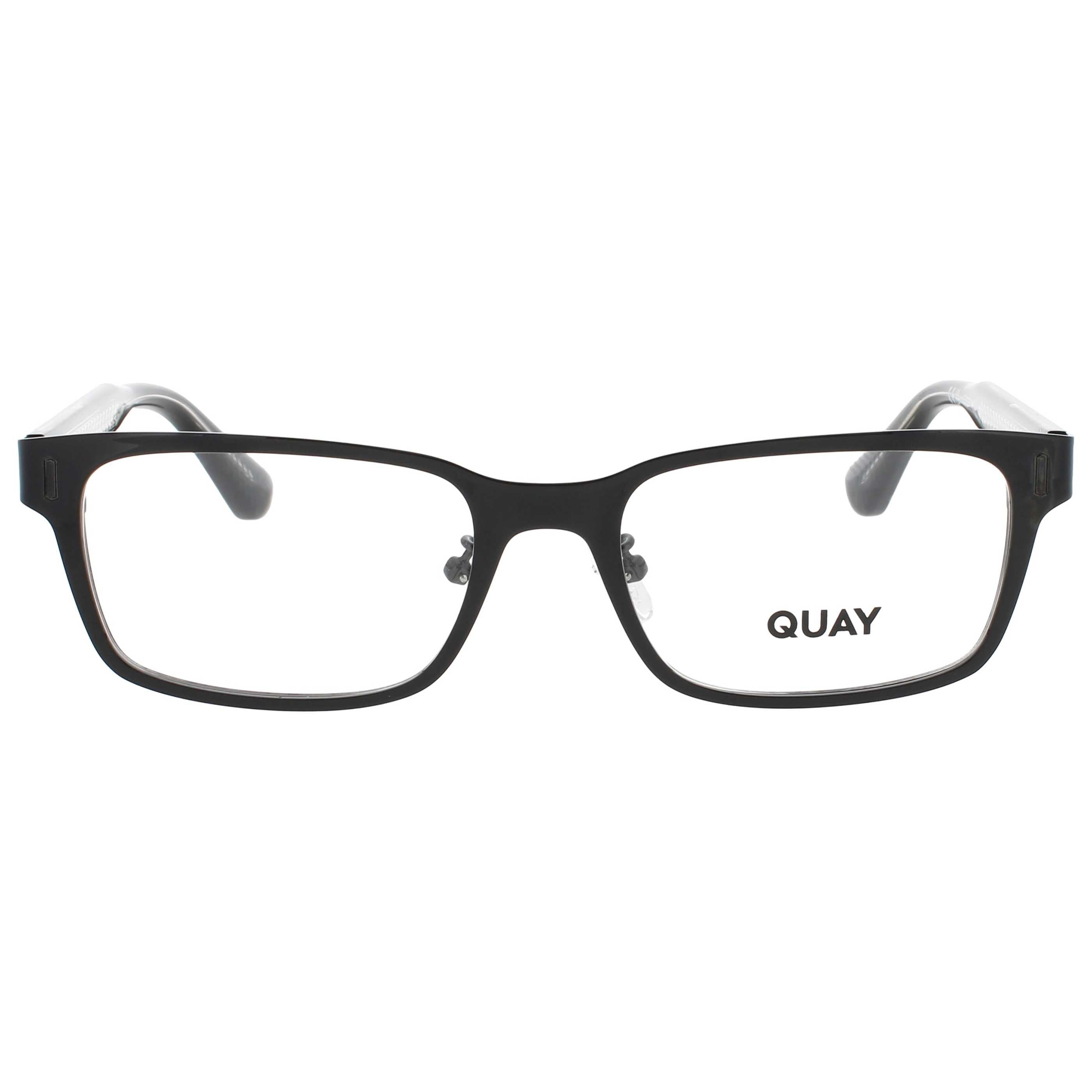 Quay Unisex Eyeglasses QUAY-OG-OF-2607-BLK-RX