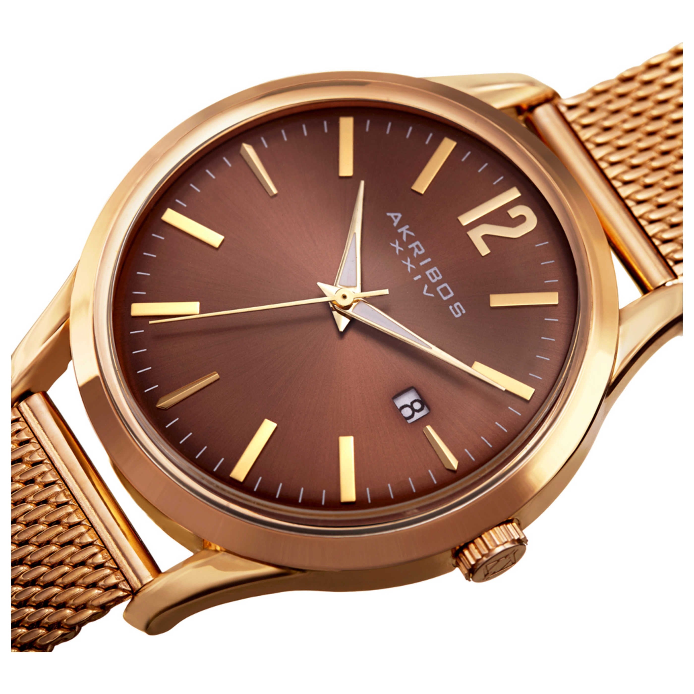 Akribos Xxiv Men's Watch AK920YGBR